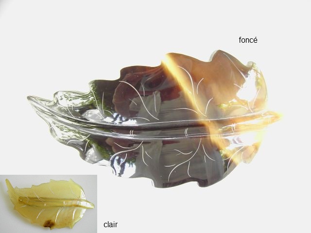 Barrette  clip "feuille"